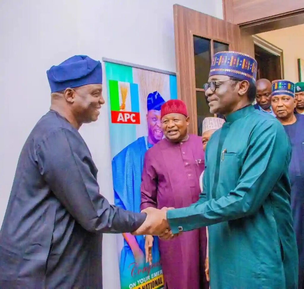 Yobe State Governor Condoles with APC National Chairman on Mother's Passing