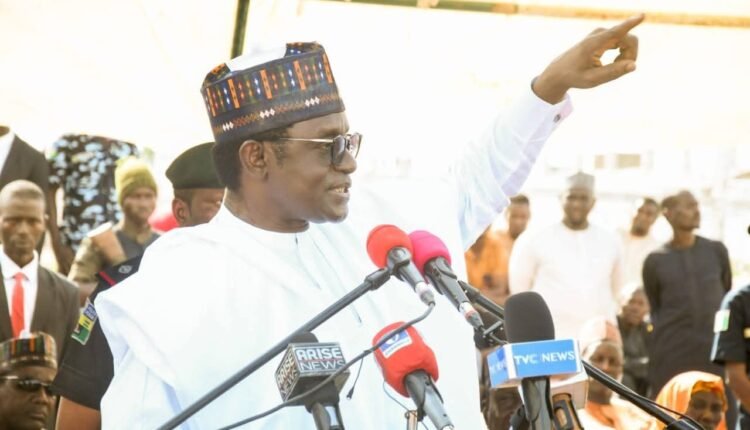 Gov. Buni Distributes 50,000 Bags of Grains to Vulnerable Persons