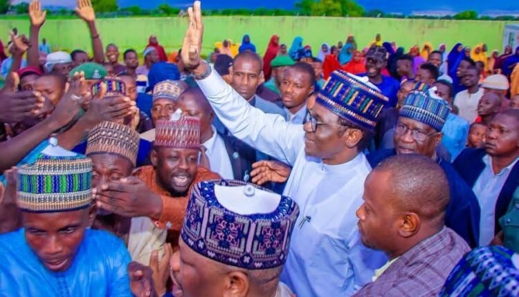 Gov. Buni Takes Assessment Tour of  Wagir, Mutai Primary Healthcare Centres.