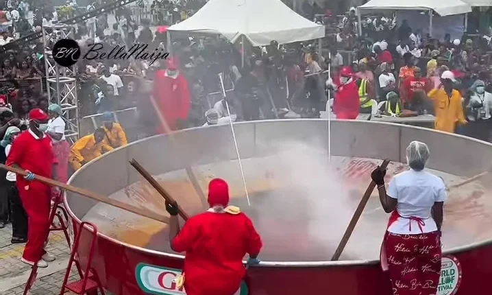 Hilda Baci sets world record for largest pot of jollof rice