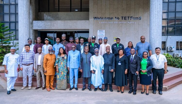 Nile University of Nigeria’s Management Team Pays Courtesy Call on TETFund