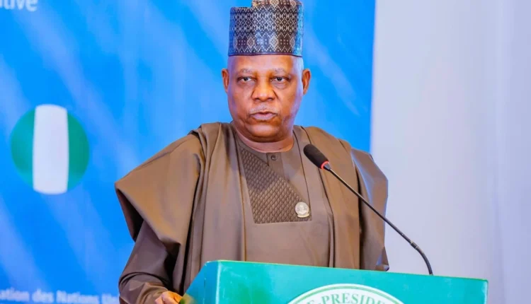 Shettima to lead Nigeria’s delegation to 80th UNGA in New York 