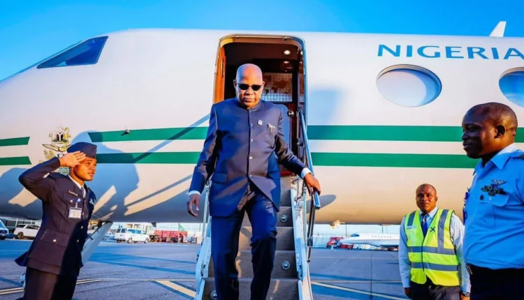 VP Shettima arrives New York for UNGA 80