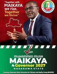 2027: Nasarawa South endorses Maikaya for Governor