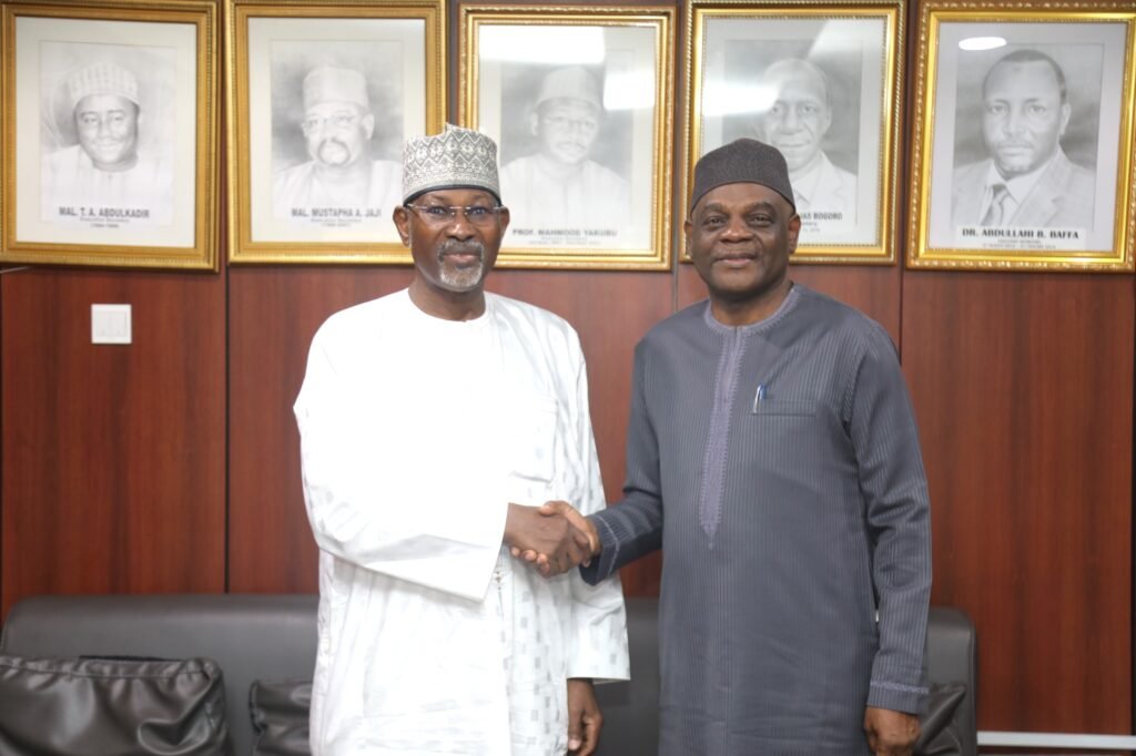 Jega was at Tetfund for strategic engagement and Discussion