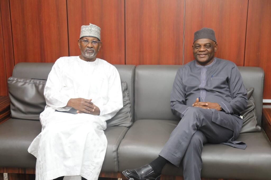 Jega was at Tetfund for strategic engagement and Discussion