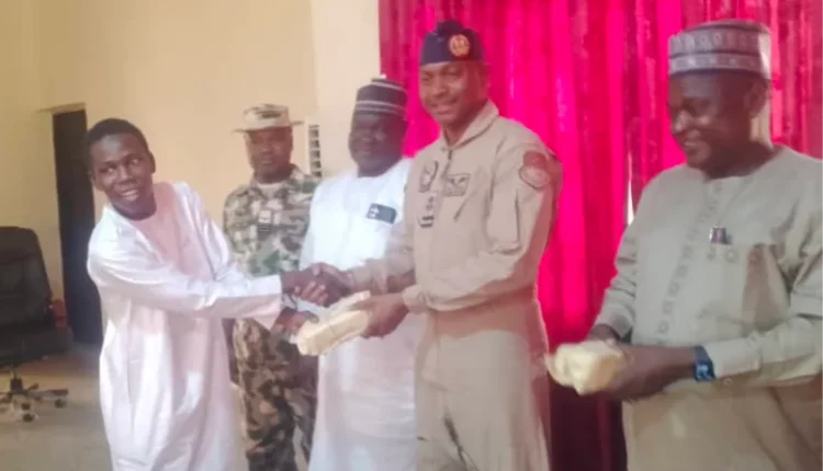 NAF donates cash, borehole to 2021 community bombing victims in Yobe
