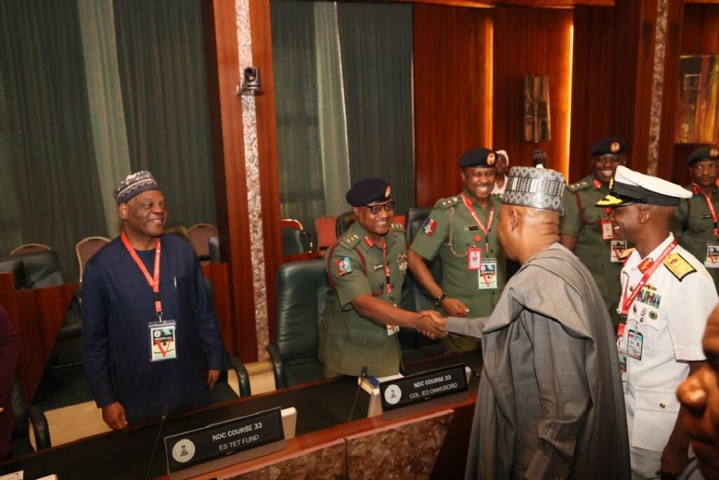 National security: Tinubu receives Defence College course 33 report