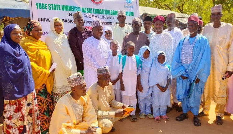 Yobe SUBEB in collaboration with UBEC and UNICEF embarked on enrollment drive campaign