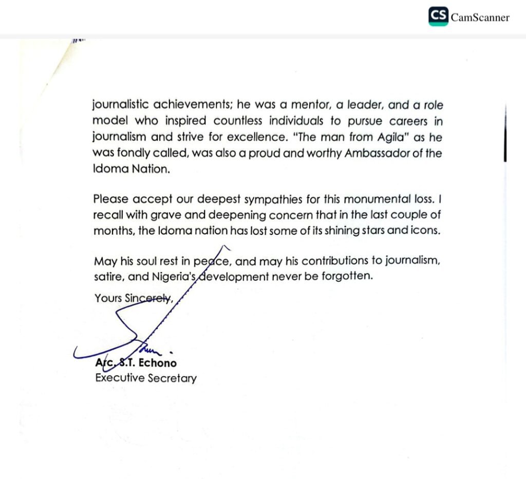 TETFund Executive Secretary Mourns Legendary Journalist Chief Dan Agbese, Lauds His Legacy