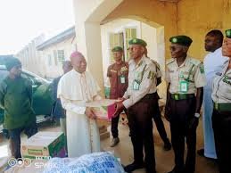 Christmas: Catholic Bishop donates cow, food items to inmates in Adamawa