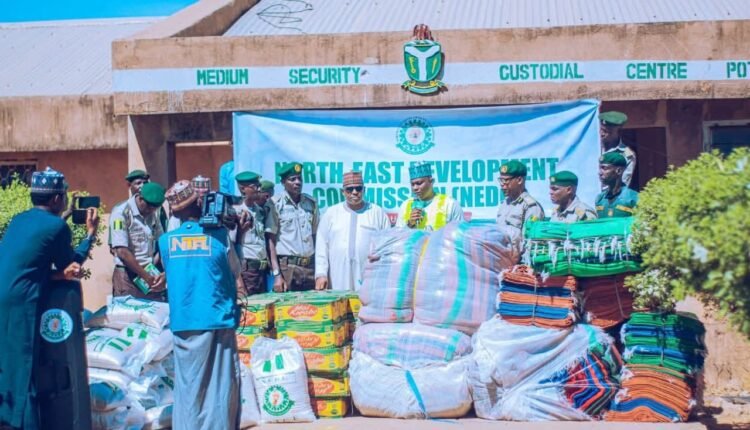 NEDC Support Yobe Custodial Centres with Digital Literacy center,  Food and Non Food Items