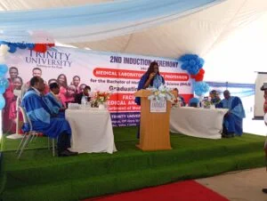 Trinity university inducts 18 medical laboratory scientists
