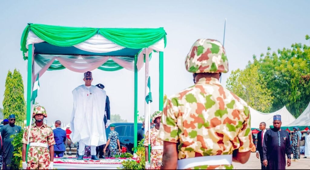 Governor Buni laid Wreath to commemorate fallen heroes, commended security agencies