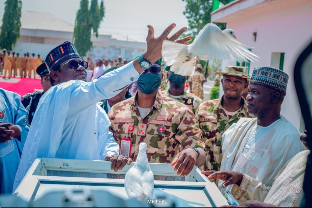 Governor Buni laid Wreath to commemorate fallen heroes, commended security agencies
