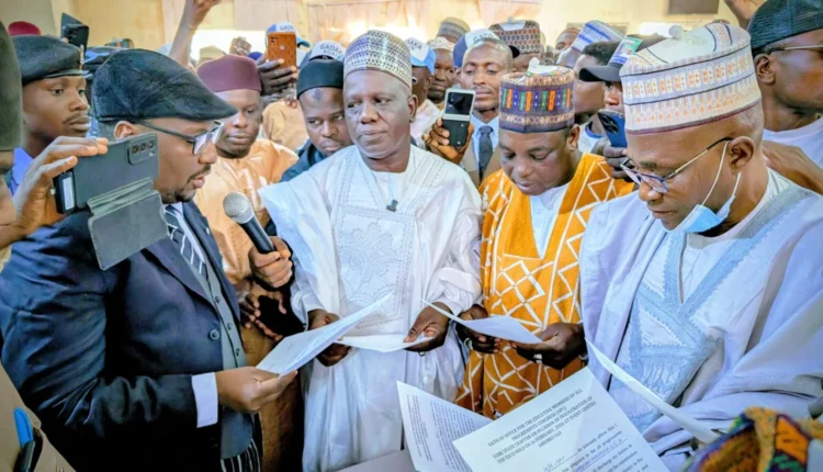 APC swears in party Chairmen in Yobe