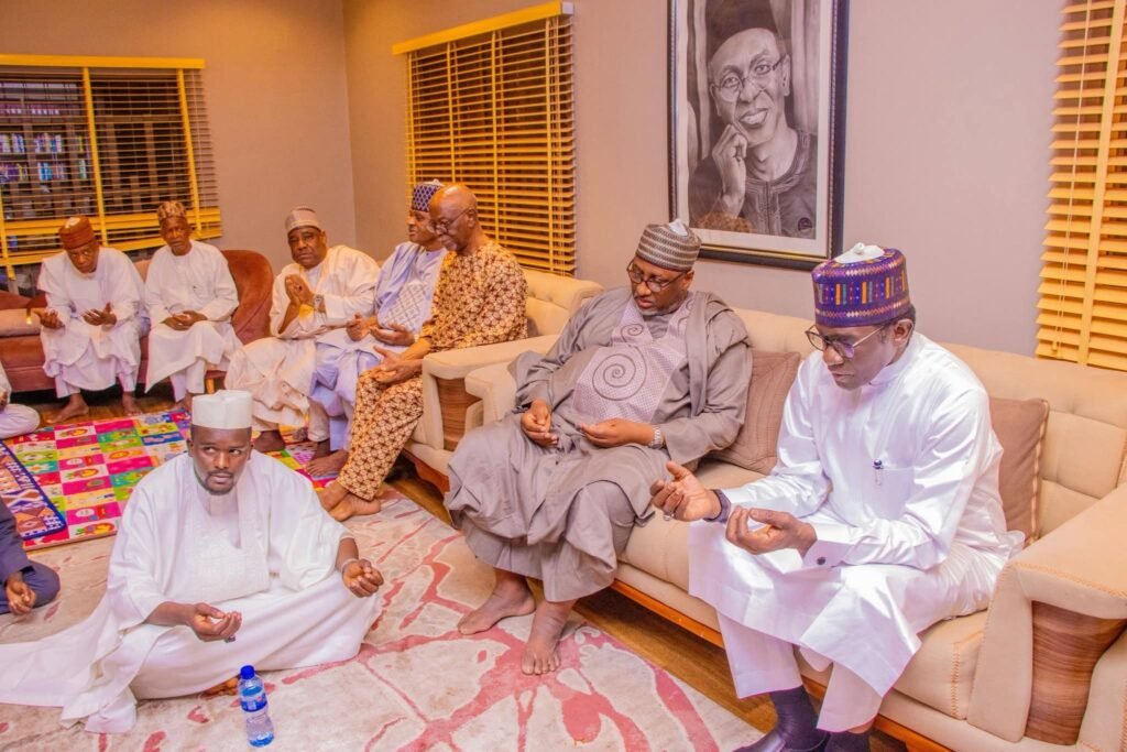 Yobe Governor Visits El-Rufai to Commiserate Over Mother’s Death