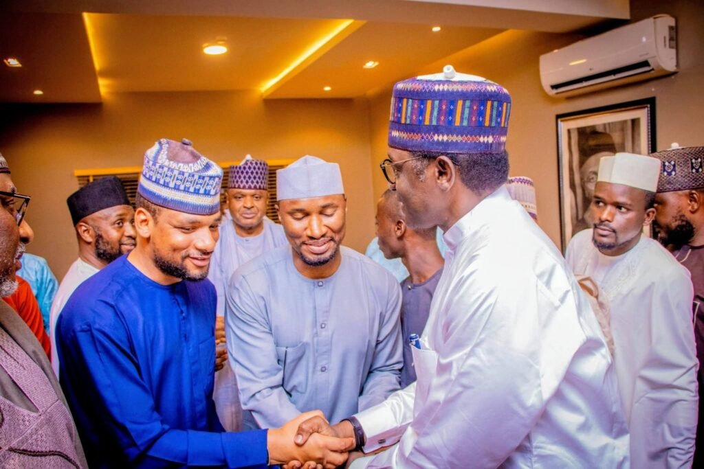 Yobe Governor Visits El-Rufai to Commiserate Over Mother’s Death