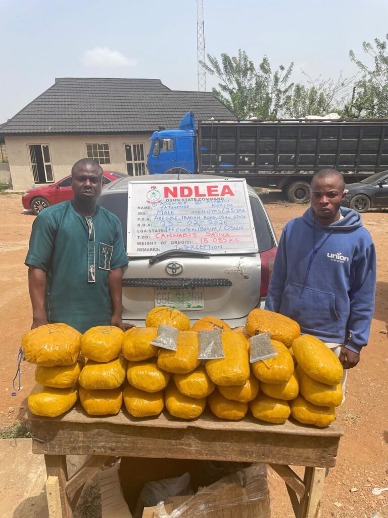 NDLEA nets wanted drug kingpin after 13 years in hiding over cocaine, heroin shipments
