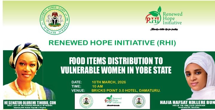 First Lady Sen. Oluremi supportes 2,000 vulnerable women  in Yobe