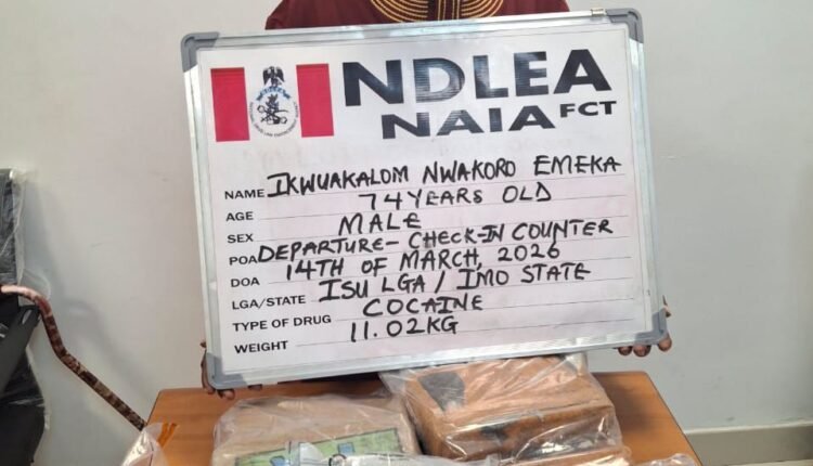 UK-bound 74-year-old grandpa arrested at Abuja airport with 11kg cocaine in balloons