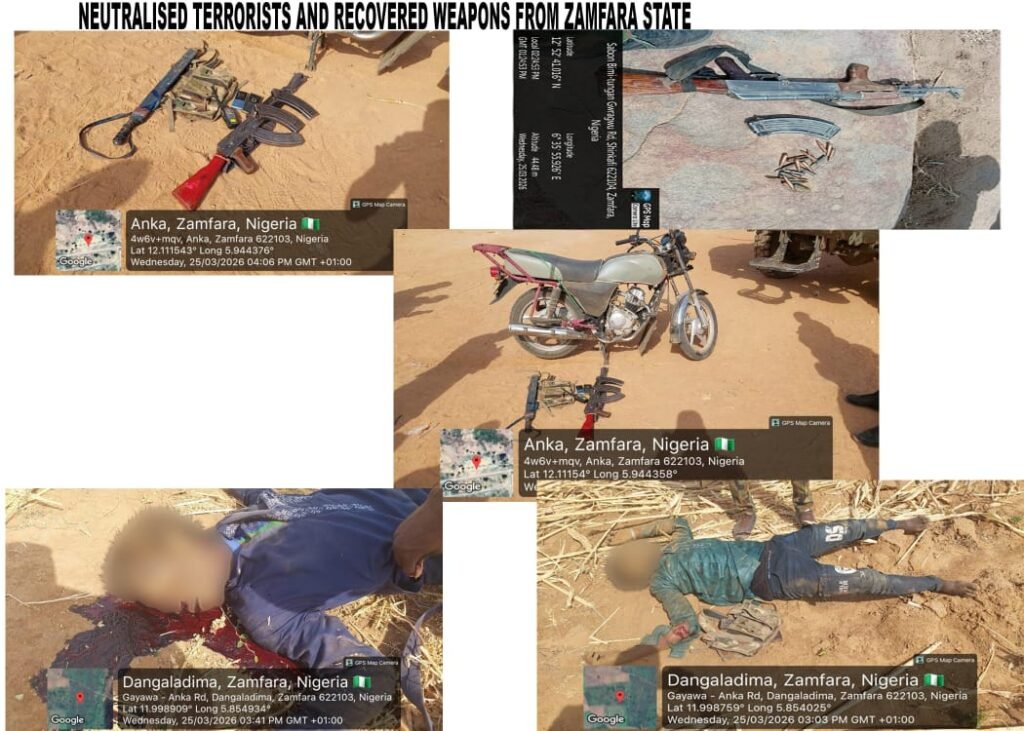 Troops Neutralize 5 Terrorists, Recover 5 AK 47 Riffles In Sokoto, Zamfara