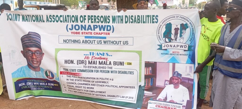 JONAPWD Yobe chapter advocates for more inclusion of persons with disabilities in elective positions
