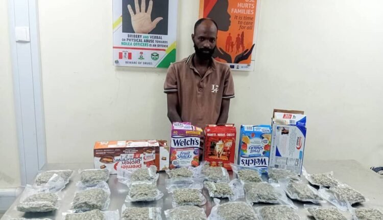NDLEA intercepts cocaine, loud in food flasks, snacks, arrests fashion designer, others