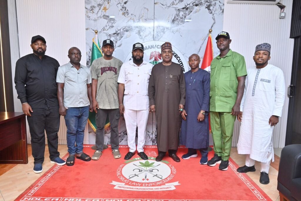NANS leadership visits Marwa, backs drug war, President Tinubu’s renewed hope agenda