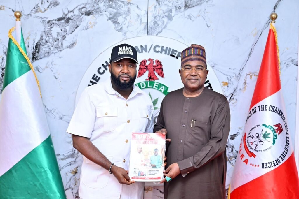 NANS leadership visits Marwa, backs drug war, President Tinubu’s renewed hope agenda