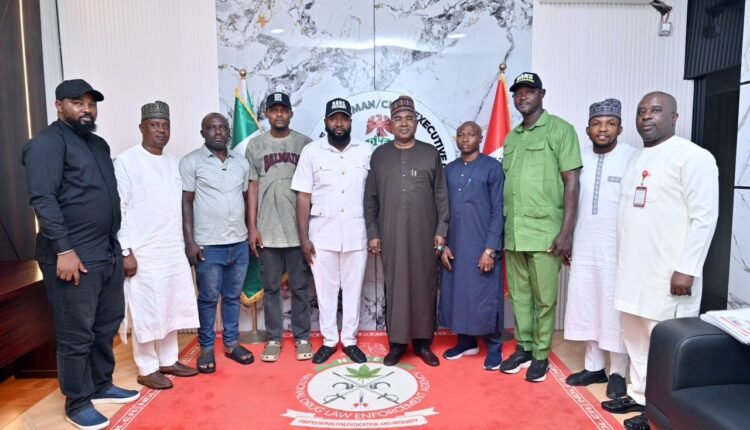 NANS leadership visits Marwa, backs drug war, President Tinubu’s renewed hope agenda