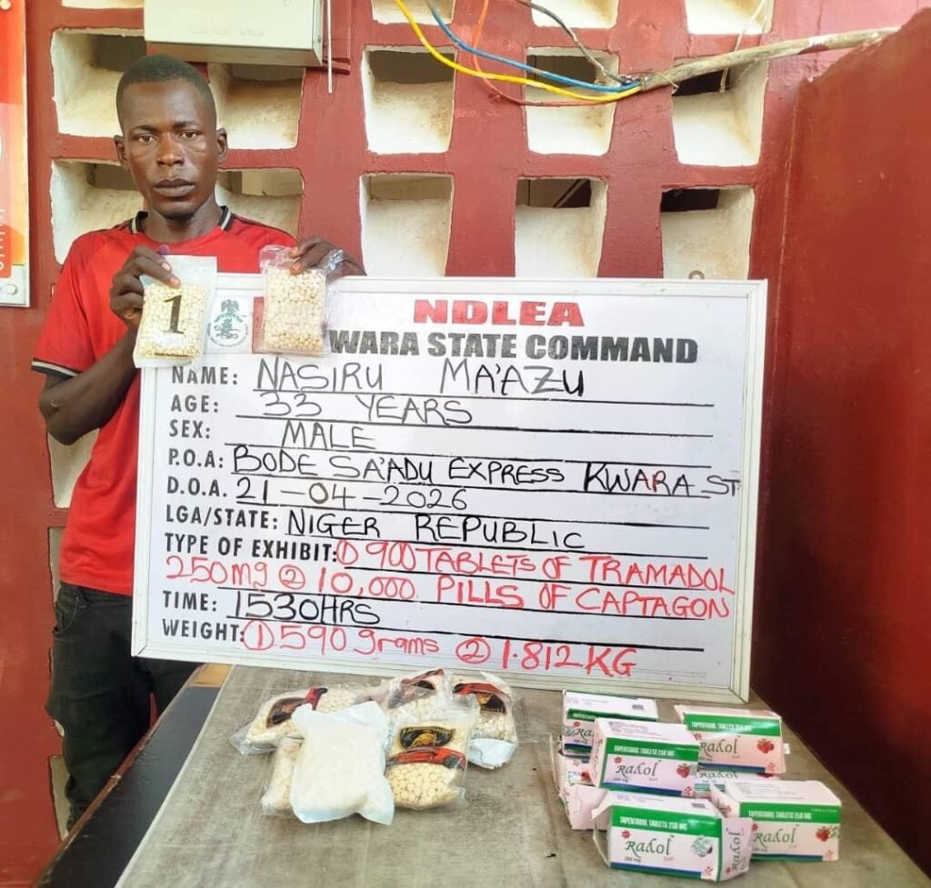 NDLEA intercepts terror drug ‘captagon’ in Kwara as bizman excretes 45 cocaine wraps