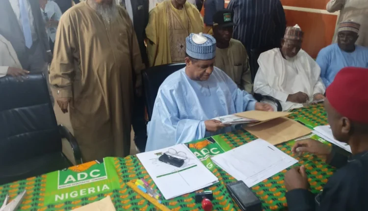 Hayatu-Deen submits ADC presidential nomination form, harps on competence over zoning