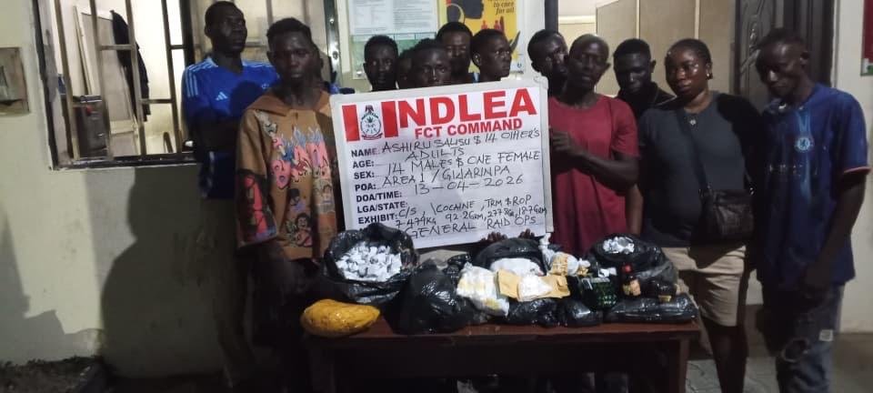 NDLEA Operation Cripples Abuja Drug Networks; 132 Suspects Apprehended