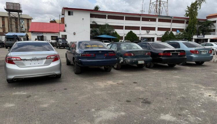 Police arrest 3 suspects, recover 5 suspected stolen vehicles in Lagos