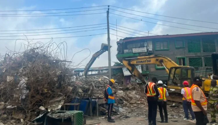 Alakija collapse: Lagos warns residents against ignoring evacuation notices