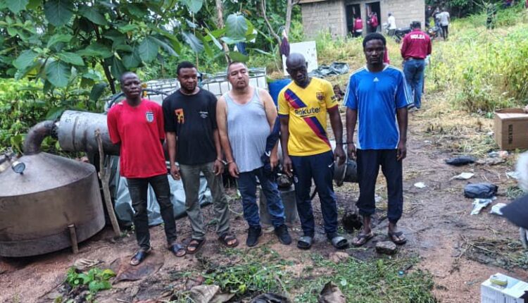 NDLEA uncovers another industrial scale clandestine meth laboratory in Oyo forest