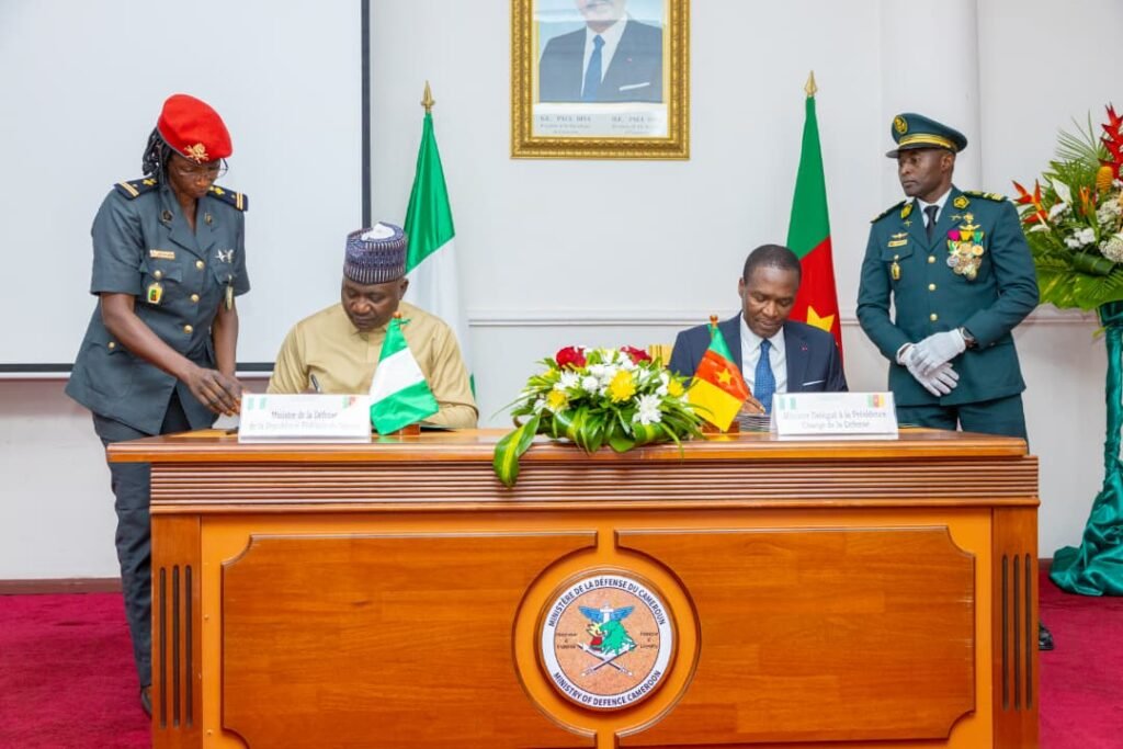 Nigeria, Cameroon sign MoU on security