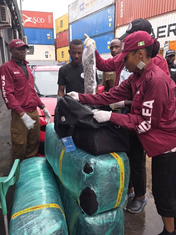 NDLEA intercepts South African lady with 3-year-old son as cover to traffic heroin