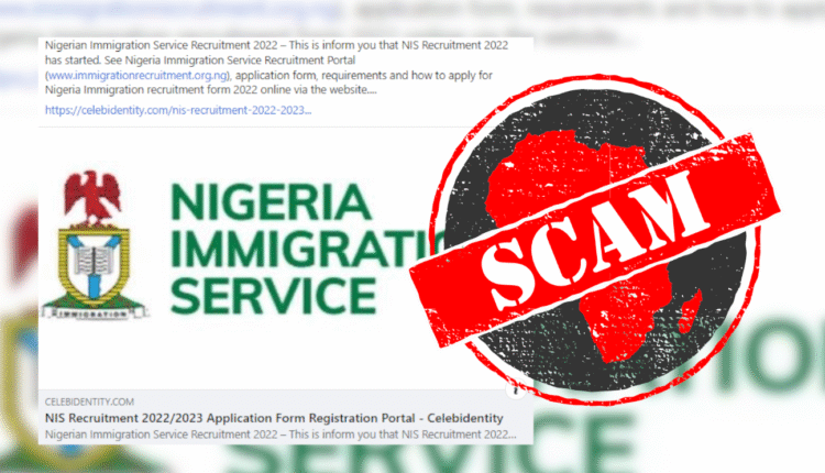 NIS warns public against fake immigration websites, scammers
