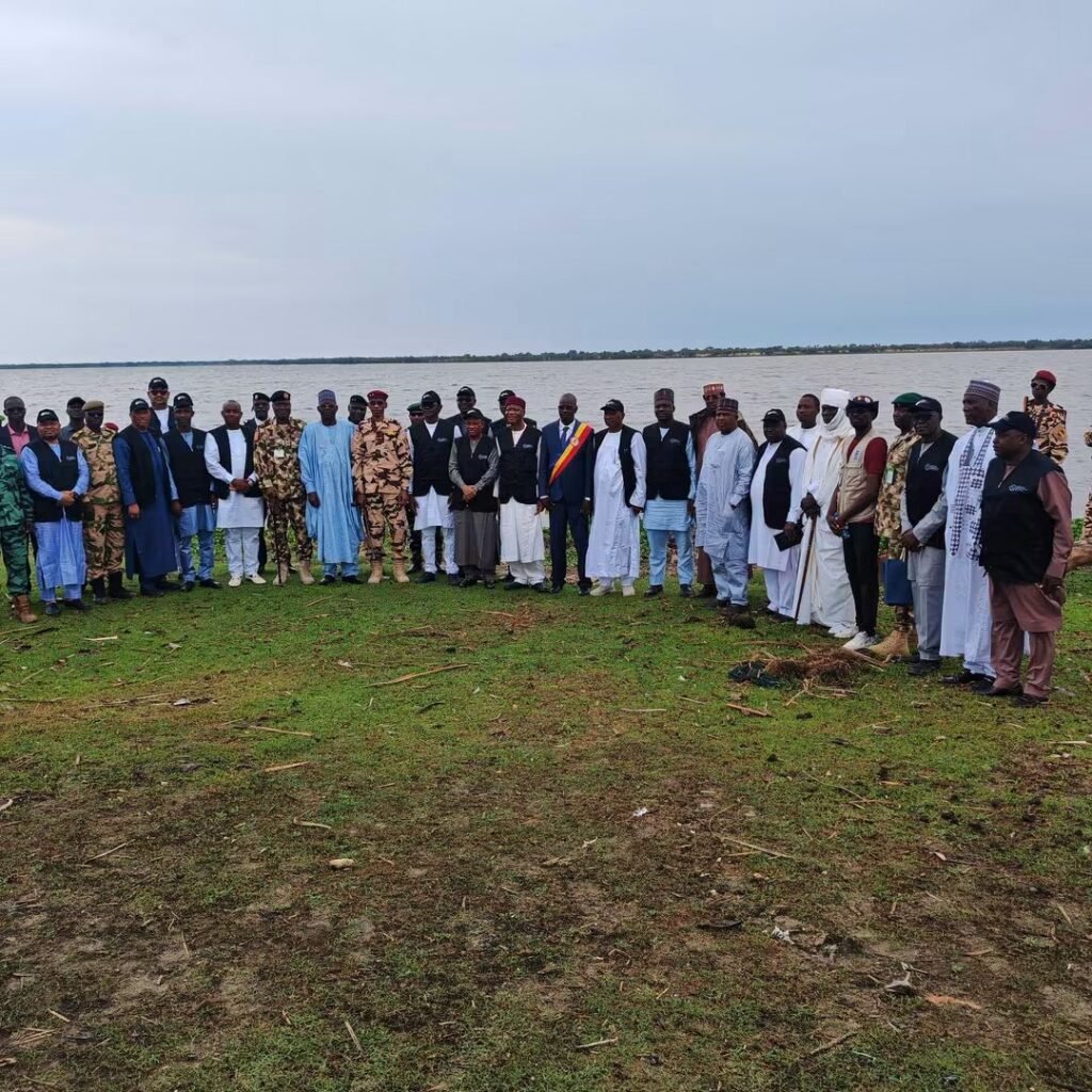 Chairman Lake Chad Basin Governors' Forum Gov. Mai Mala Buni Visits Nigerian Refugees in Kaya, Chad
