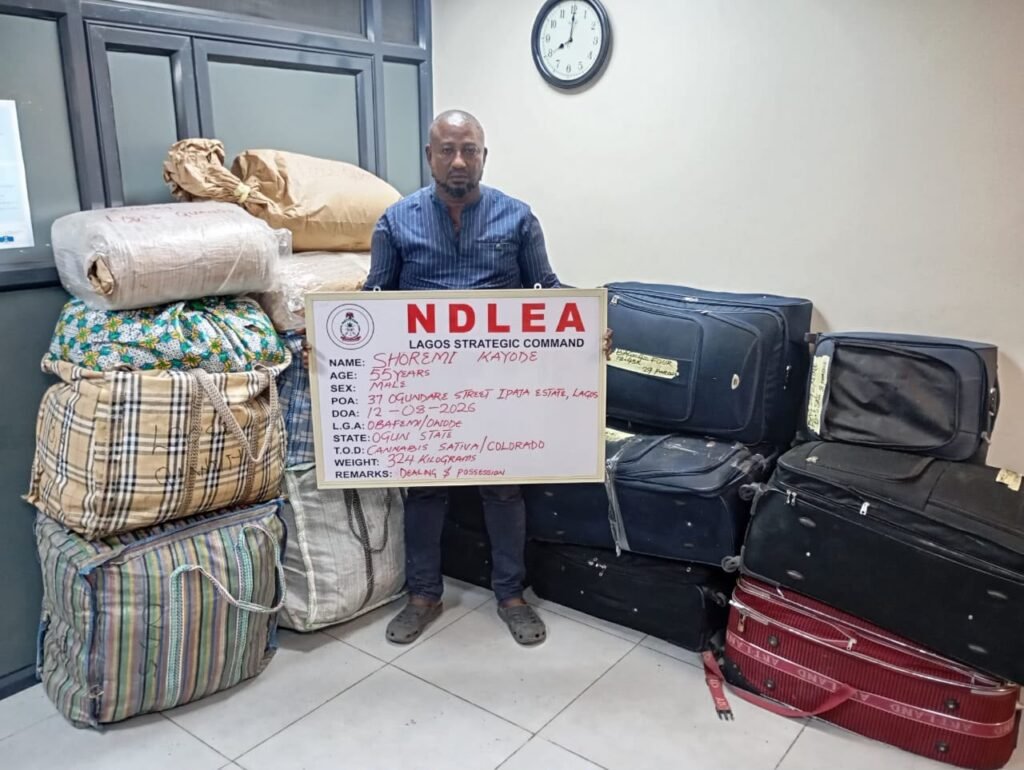 NDLEA arrests India-bound bizman with cocaine, recovers N3.6b Colos, codeine in Lagos 