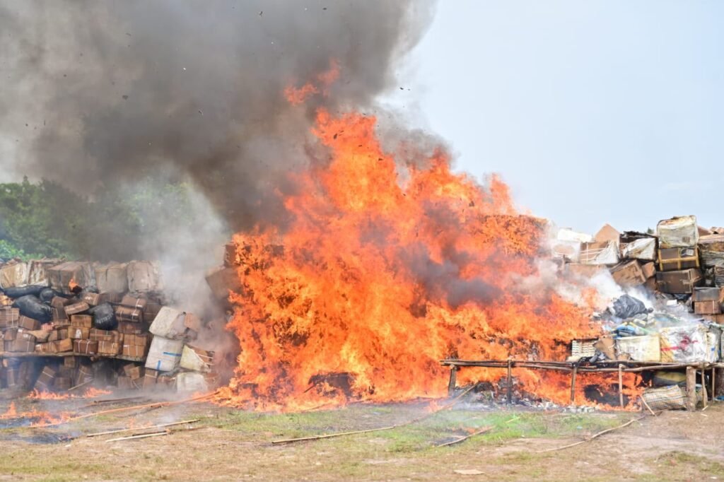 NDLEA destroys N301bn worth of cocaine, heroin, opioids, others in Lagos.