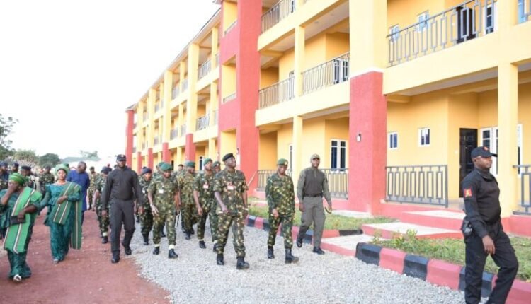 COAS inaugurates 30 family housing units in Kaduna.