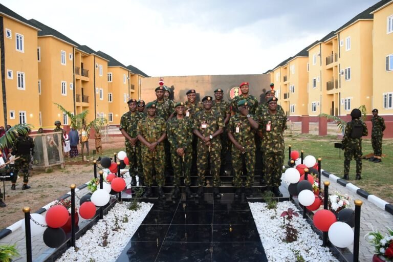 COAS inaugurates 30 family housing units in Kaduna.