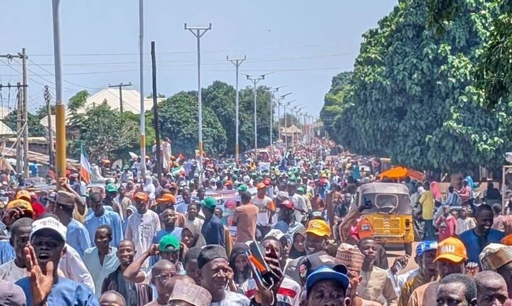 Sokoto Agog As Over 40,000 Youths Stage Solidarity Rally For ADC Governorship Candidate