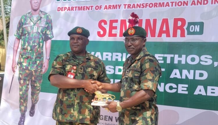 Army urges recruits to uphold discipline, ethical leadership, shun substance abuse
