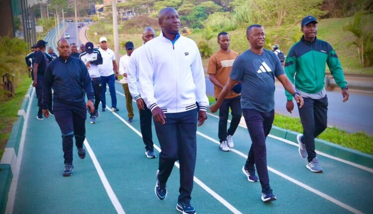 COAS, Rwanda Army chief strengthen military ties through fitness walk