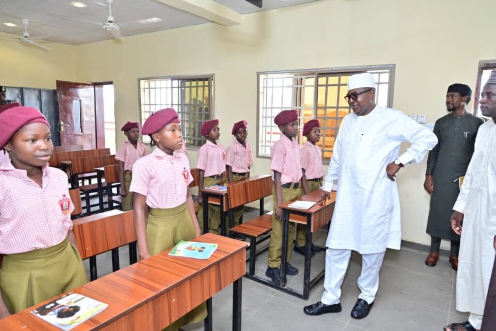 Marwa Inspects Yola Command School, Reaffirms Commitment to Education and NDLEA Officer'Families Welfare