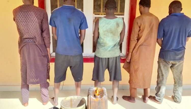 Kano: NSCDC busts illegal diesel refining site, arrests 5 suspects